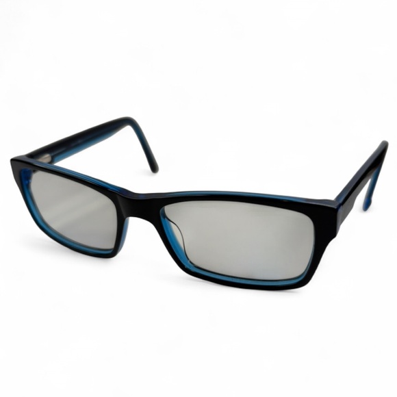 FRAMES ONLY - AMERICAN CLASSICS BLACK/BLUE (BKBL) 54•17•145 - Picture 1 of 15